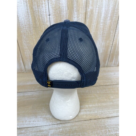 Under Armour Project The Rock Brahma Bull Snapback Blue Mesh Trucker Cap Hat - Picture 7 of 8